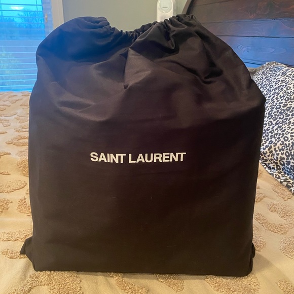 NWT Saint Laurent East/West Tote Bag, dark beige - Picture 12 of 16